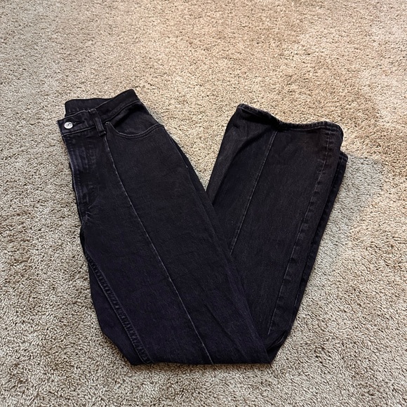 Abercrombie and Fitch black flared jeans - Picture 4 of 5